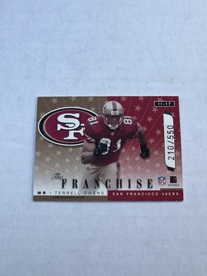 2001 Score Select Future Franchise Terrell Owens Kevan Barlow #FF-17/550 49ers - Image 1 of 2