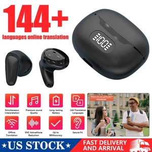 Auriculares traductores Bluetooth 4H 144 idiomas en tiempo real traducción inteligente bidireccional - Imagen 1 de 17