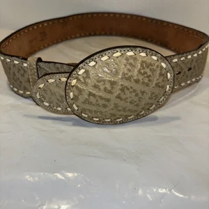 Cintura vintage Tony Lama 30, made in USA 48649, pelle/design raro - Foto 1 di 11