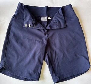 Pantalones cortos para mujer Puma azules tiro medio con logotipo talla XS  - Imagen 1 de 9