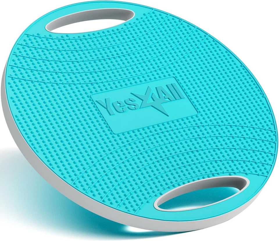 Yes4All Upgraded Wobble Balance Board 16.34" TPE Non-slip Stability Board f...