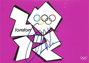 Francesca Schiavone ITALIEN Tennis 5x7 2012 Olympia Logo FOTO signiert Auto - Bild 1 von 1