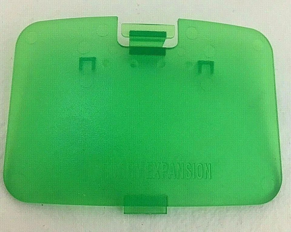 Replacement Lid Memory Expansion Cover Door for  N64 console - Jungle Green - Image 1 of 1