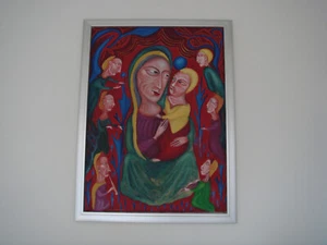 Kunst Original Ölgemälde W. Zenkovskij " Mutter" 1992  Kunstgalerie  Signiert. - Bild 1 von 6