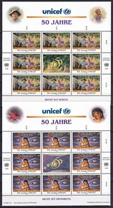 Naciones Unidas Viena 1996 Yvert 238/39 UNICEF MNH VF - Imagen 1 de 1