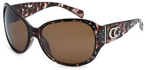 NEW Womens Crystal CG Sunglasses Rhinestones Casual Shades (1807) BOGO 50%