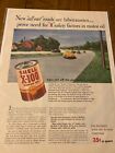 Vintage 1941 Shell X-100 Motor Oil All Out Roads ad