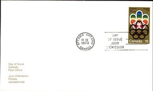 CANADA First Day of Issue Cover Brief FDC Stamp Olympiade Montreal 15 Cent Marke - Bild 1 von 1