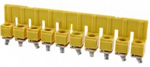 Weidmuller W-SERIES TERMINAL BLOCK CROSS CONNECTOR 6mm² 57A 10-Poles*Aust Brand - Picture 1 of 1