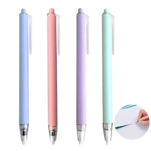 4 PCS Morandi Color Retractable Paper Cutter Pen, Craft Art Ceramic Blade, Sa... - Picture 1 of 8