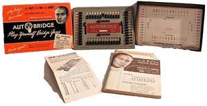 VTG 1950's Auto Bridge Game Play Yourself - Charles H. Goren - Beginner - Picture 1 of 9