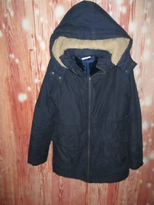 Ernstings Family Yigga wattierter Parka mit Kapuze marine braun Grösse 164 - Bild 1 von 6