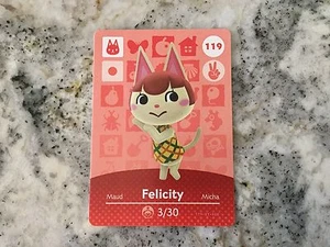 Felicity #119 Animal Crossing Amiibo Authentic Nintendo Mint Card From Series 2 - Bild 1 von 2