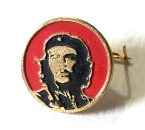 ERNESTO CHE GUEVARA Pinback Brooch Cuban Revolution. RARE! - Foto 1 di 2