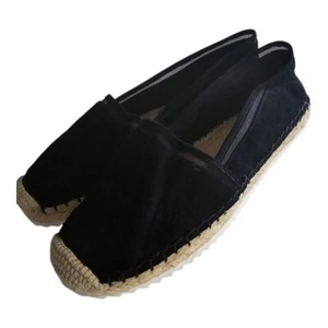 Karl Lagerfeld Paris Espadrilles Loafers 9M Women Black Comfort Shoes New - Picture 1 of 16