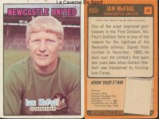 016 IAM McFAUL NEWCASTLE UNITED ENGLAND CARD FOOTBALLER 1971 ORANGE BACK AB&C