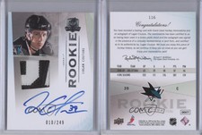 2009-10 Upper Deck The Cup Rookie /249 Logan Couture #116 Rookie Auto RC