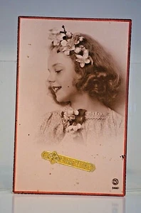 CPA CARTE POSTAL STE SAINTE CATHERINE DENTELLE AJOURE BONNET FILLE GARCON ANCIEN - Imagen 1 de 2