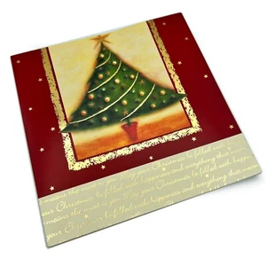 Lotto 3 cartoline di Buon Natale Vintage Natalizie inglesi di Lusso con Albero - Picture 1 of 6