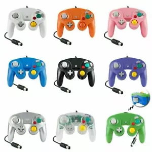 Wired NGC Controller Gamepad For Nintendo GameCube GC & Wii U Console Colors NEW - Picture 1 of 23