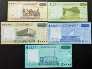 2010 Somalia 1000 2000 10000 20000 50000 Shillings BANKNOTE UNC - Picture 1 of 2
