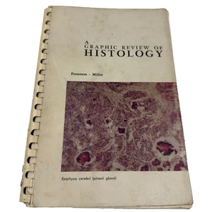 Histology Graphic Review Atlas Patterson Miller 1958 Spiral Bound Vtg Medical - Imagen 1 de 7