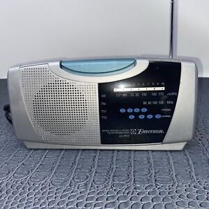 Emerson Portable Weather Radio w/ Instant Weather TV  AM/FM - Model RP6247 Works