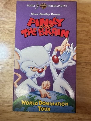 Animaniacs - Pinky  The Brain: World Domination Tour (VHS, 1996) - Image 1 of 4