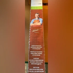 Roland Trettle Outdoor Koch braune Lederschürze Neu im Karton - Bild 1 von 4
