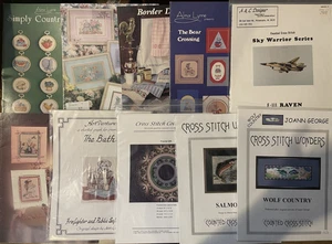 Konvolut 100 Kreuzstichmuster neu und gebraucht - siehe Fotos und Beschreibung - Bild 1 von 10
