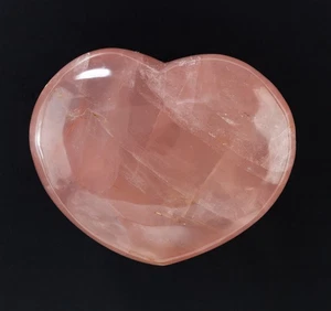 Rose Quartz Heart Polished Crystal Love Pink Natural Stone 4.60” 1.62 lb. H1481 - Picture 1 of 11