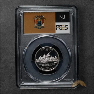 1999-S Proof Silver New Jersey State Quarter 25C - PCGS PR70 DCAM - San Fran - Picture 1 of 2