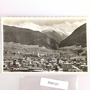 Vintage 1954 Postcard Brig Switzerland Simplon Pass Mountains Alps B&W Photo - Picture 1 of 2