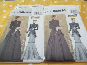 Butterick B4954, Victorian/Edwardian Dress, Sizes BB & FF (8-22), Uncut - Picture 1 of 5