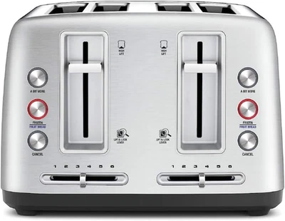 Breville the Toast Control 4-Slice Toaster (Brushed Stainless Steel), LTA670BSS - image 1 of 4