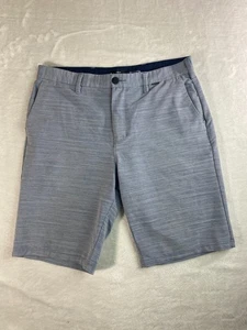 Pantaloncini da passeggio ibridi Hurley da uomo grigi con fibbia chino in erica esclusivi taglia 34 - Foto 1 di 7