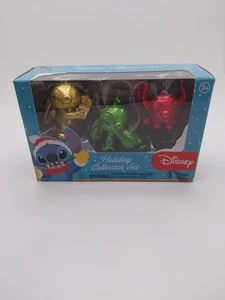 Disney Stitch Figures Holiday Collector Set 3-count. New With Box! - Picture 1 of 2