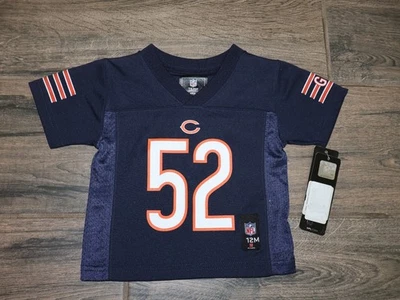 NWT Khalil Mack #52 Chicago Bears Football Jersey - Size Youth 12M Baby Toddler - Image 1 of 3