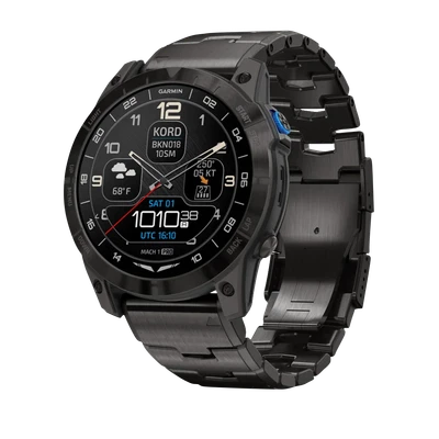 Garmin D2 Mach 1 Pro, 51mm Aviator Smartwatch w/ Vented Titanium  (010-02804-80) - Image 1 of 4