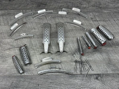 Mervin Tip Top And Goody Aluminum Hair Wave Clips Spring Loaded 1930 Rollers Etc - Image 1 of 4