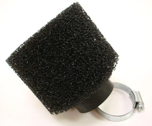43mm Foam Air Filter Bent Curved Honda Kawasaki Yamaha Pit Dirt Bike Motorcycle - Foto 1 di 2