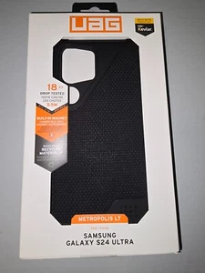 Coque UAG Urban Armor Gear Metropolis LT pour Samsung Galaxy S24 Ultra 5G - Noir - Photo 1 sur 1
