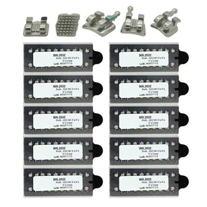 Staffe metalliche ortodontiche dentali MIM Roth Slot 022 345 ganci 5-5 10 kit - Foto 1 di 18