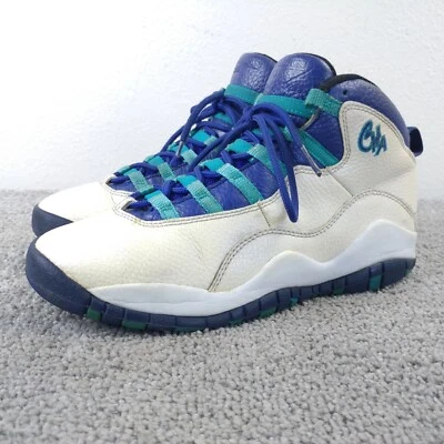 Nike Air Jordan 10 Retro Charlotte Hornets Niños Talla 5.5Y Zapatos 310806-107 Foto 1 de 4