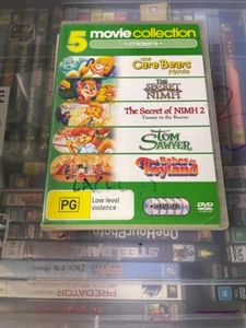 4 x movie DVD - The care bears movie/The secret of Nimh 2/Tom Sawyer/Babes in to - Picture 1 of 1