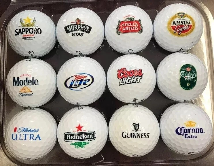 3 docenas (logotipos de cerveza surtidos) Callaway Hex Tour pelotas de golf nuevas sin caja Foto 1 de 1
