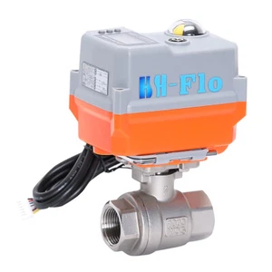 4-20ma 1/2" 24VAC/DC Proportional Integral Control Electrical Motorized Valve - Picture 1 of 5