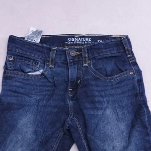Signature by Levis S26 Skinny Denim Medium Wash Jeans Youth Girls Size 10 Blue - Picture 1 of 10