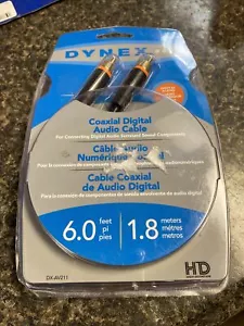 Dynex DX-AV221 6Ft. Premium Stereo Audio RCA Cable - Picture 1 of 4