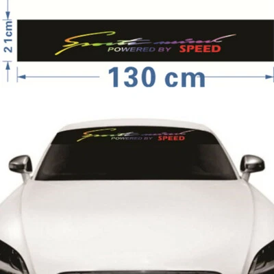 Calcomanía reflectante pegatina decorativa para parabrisas delantero ventana trasera coche 8 pulgadas x 51 pulgadas  Foto 1 de 4